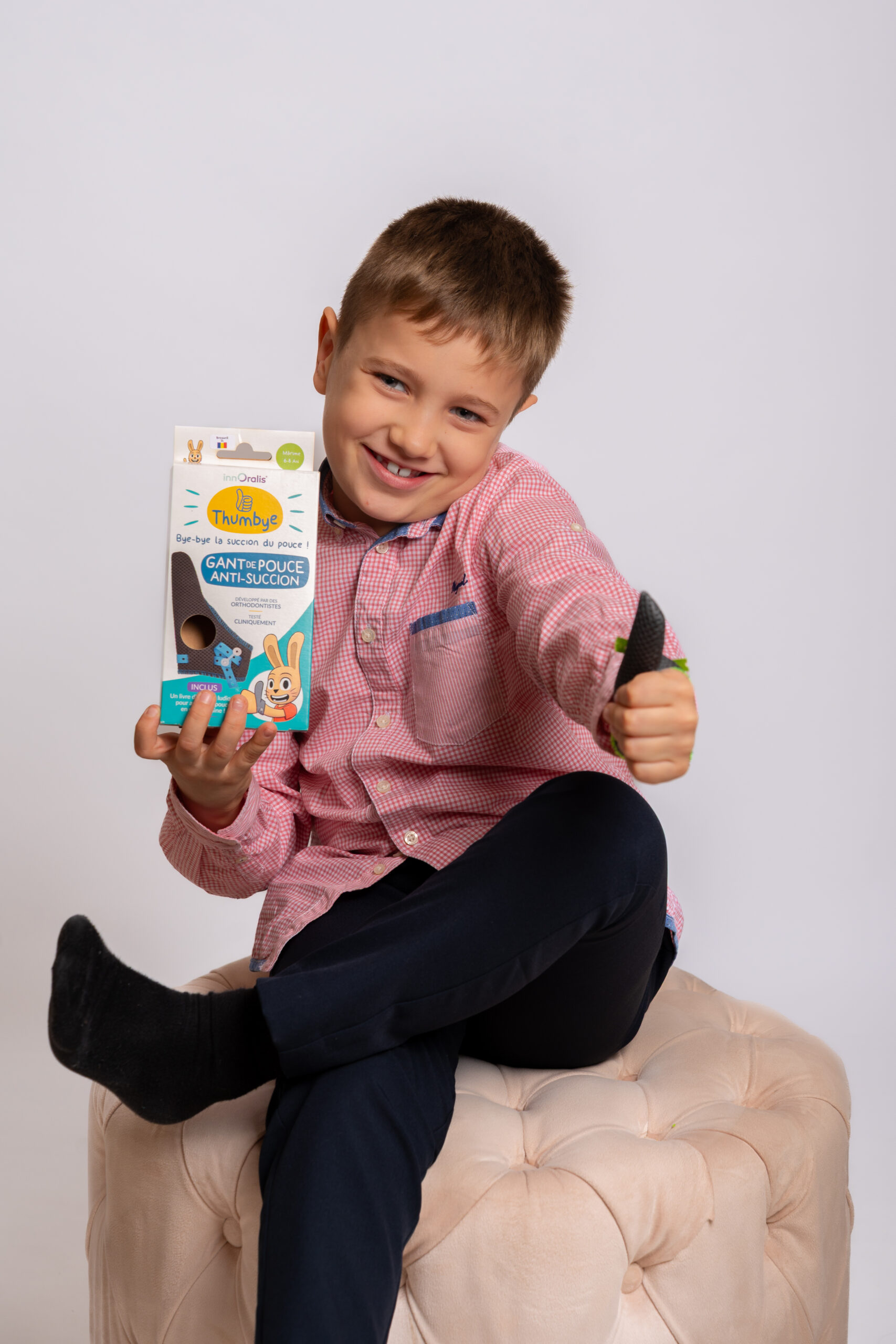 THUMBYE Mănușă anti-supt deget pentru vârsta 6-8 ani - imagine 3